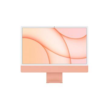 Reconditionné iMac 24" 2021 Apple M1 3,2 Ghz 8 Go 256 Go SSD Orange - Très Bon Etat