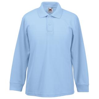 Fruit of the Loom  Polo Shirt, Langarm 