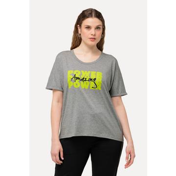 T-shirt « Power », coupe oversize. Col rond et manches courtes.