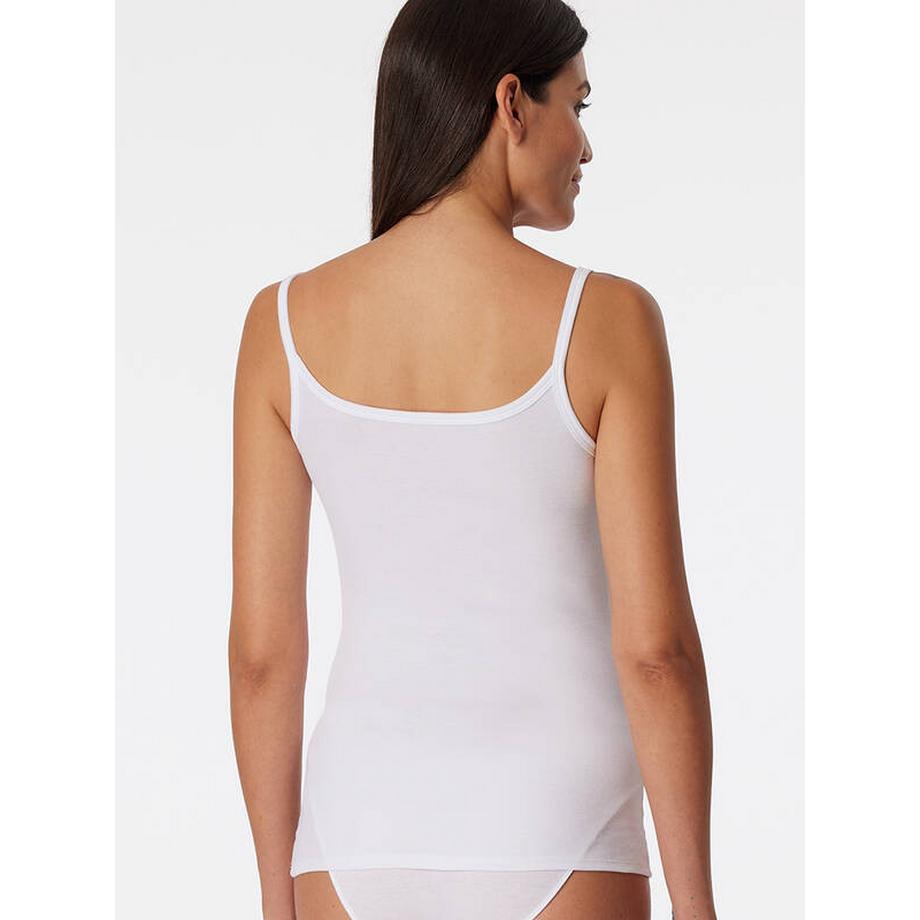 Schiesser Pure Rib Top Spaghetti  