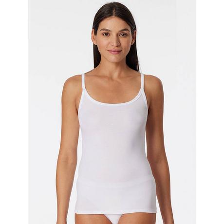 Schiesser Pure Rib Top Spaghetti  