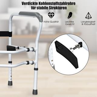 B2X Barra di sicurezza per WC con altezza e larghezza regolabili per anziani  