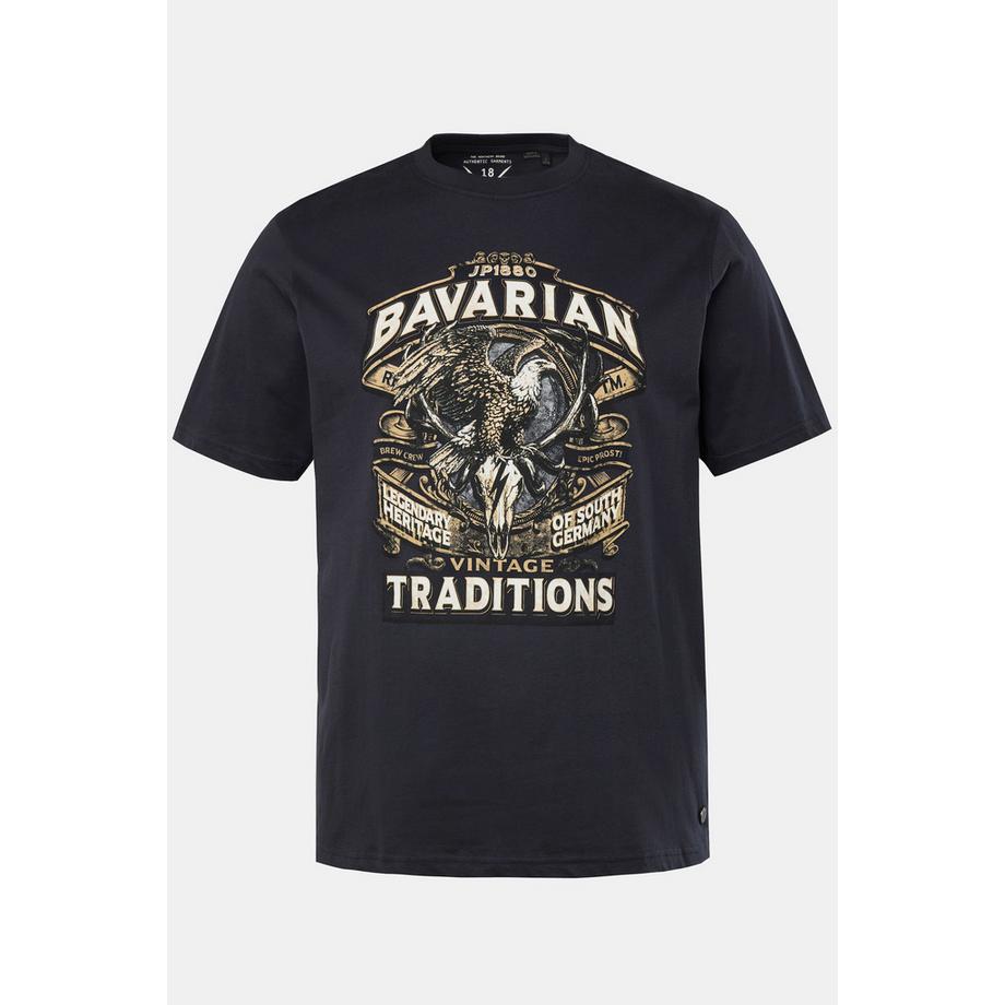 JP1880 Mezze Maniche Stampa Tracht Scollo Rotondo T-Shirt  