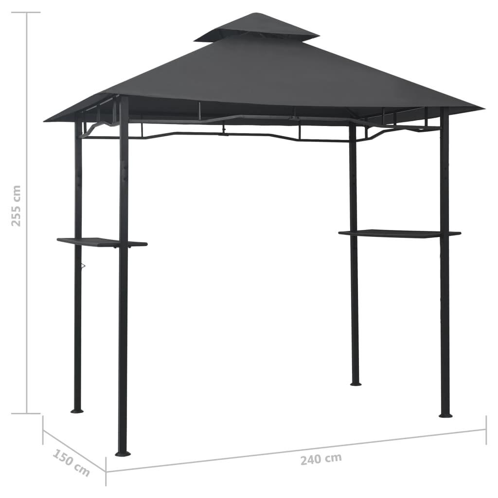 VidaXL Belvédère de barbecue acier  