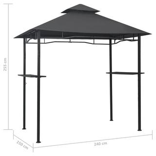 VidaXL Belvédère de barbecue acier  