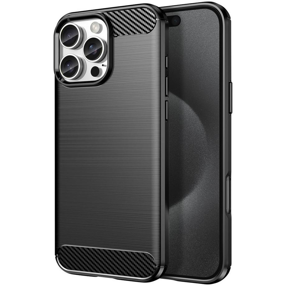 Avizar  Coque iPhone 16 Pro Max Noir Carbone 