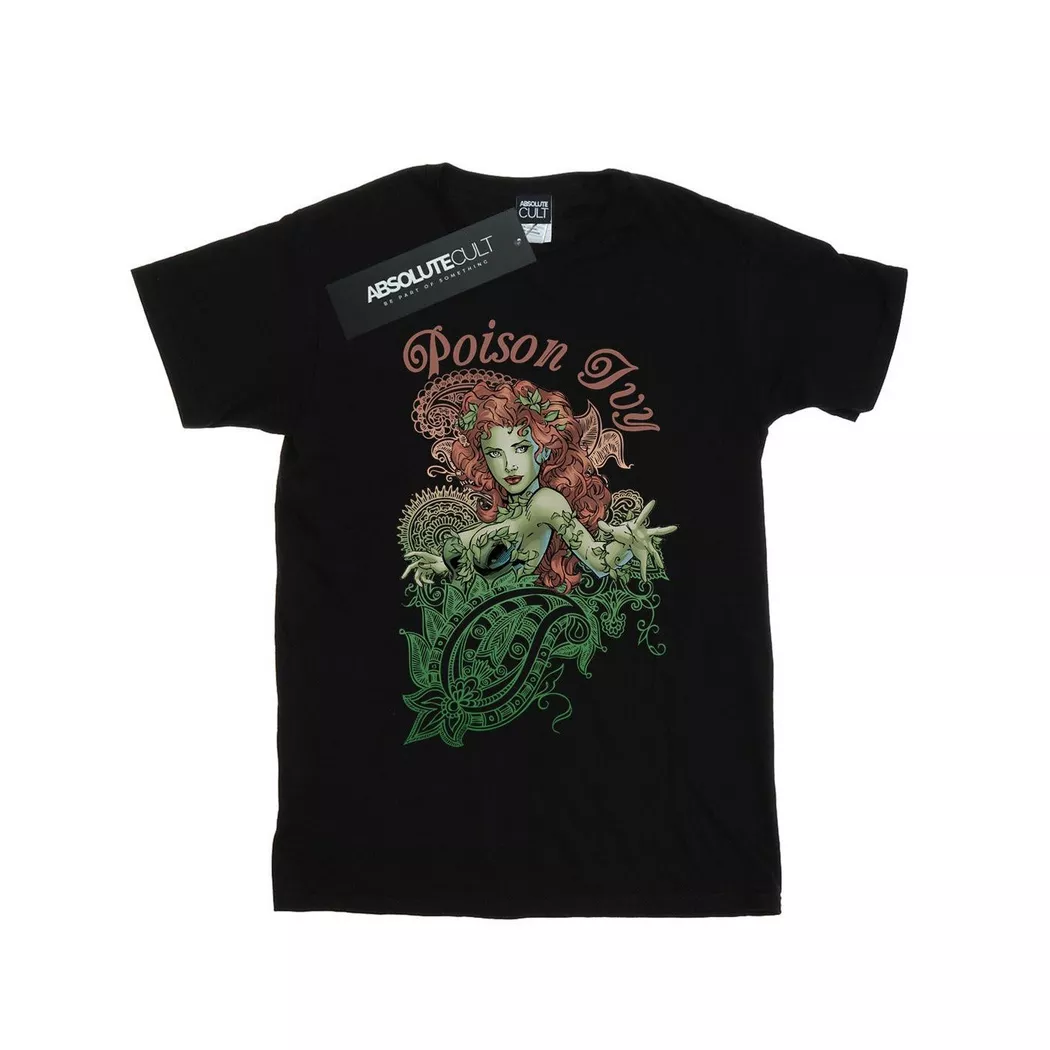 DC COMICS - TShirt, für Damen, Schwarz, Größe XL