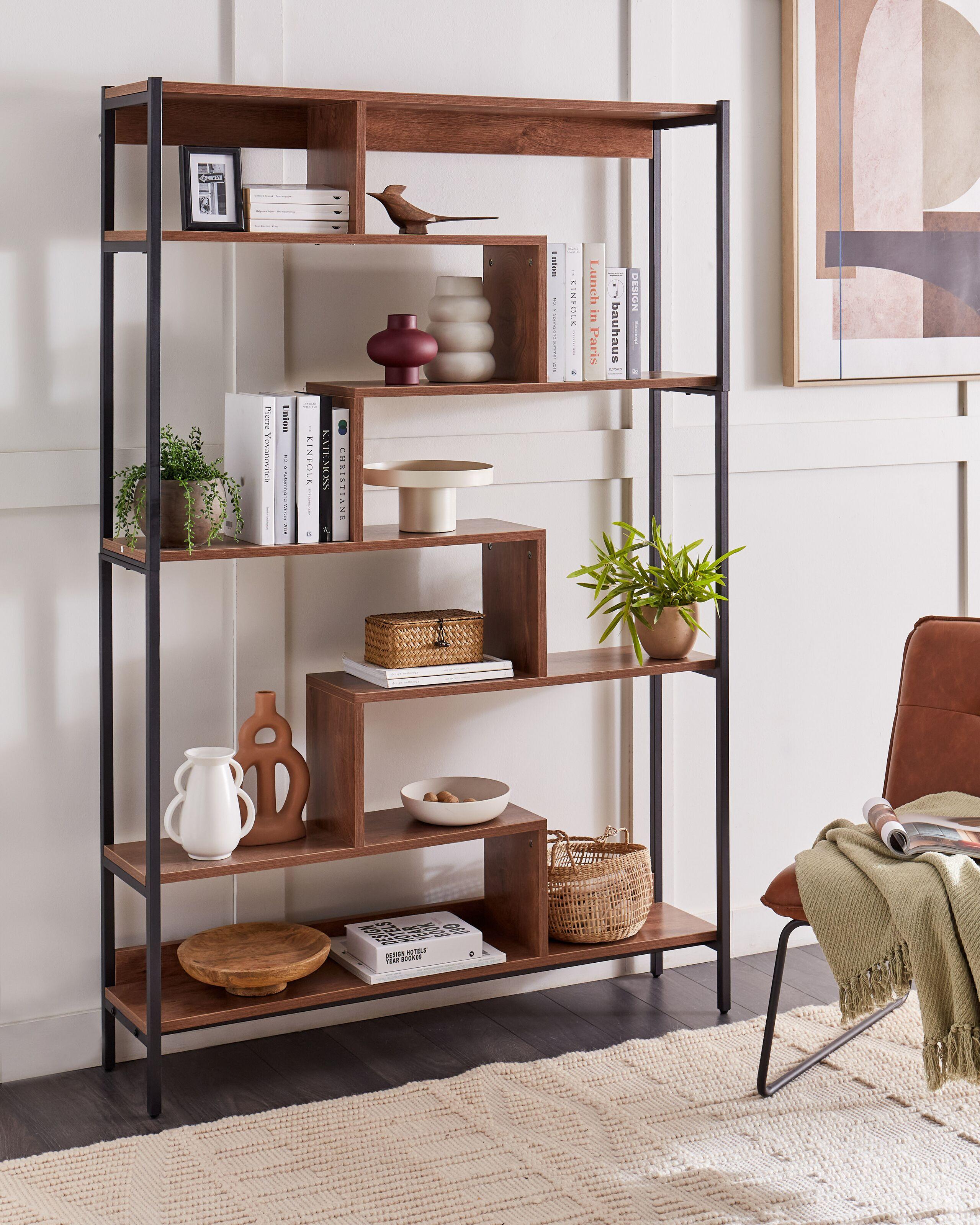 Beliani Mobile con 6 ripiani en Fibra a media densità (MDF) Moderno DAVEN  