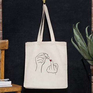 Only-bags.store Bedruckte Baumwoll Tragetasche  