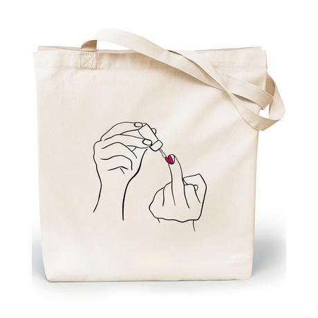 Only-bags.store Bedruckte Baumwoll Tragetasche  