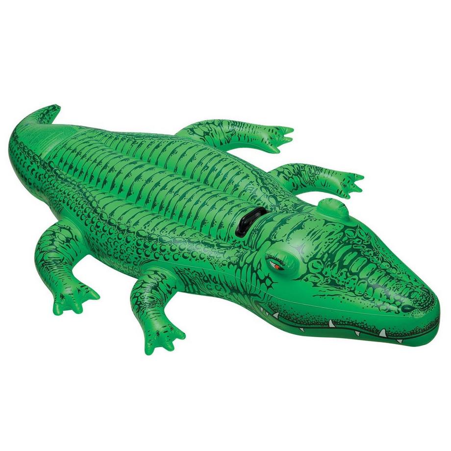 Crocodile gonflable pour nager