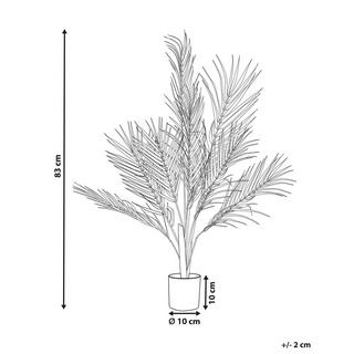 Beliani Plante artificielle en Matière synthétique ARECA PALM  