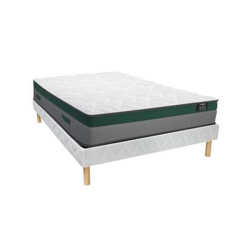 Ensemble Sommier + Matelas ressorts ensachés PRESTIGE de DREAMEA