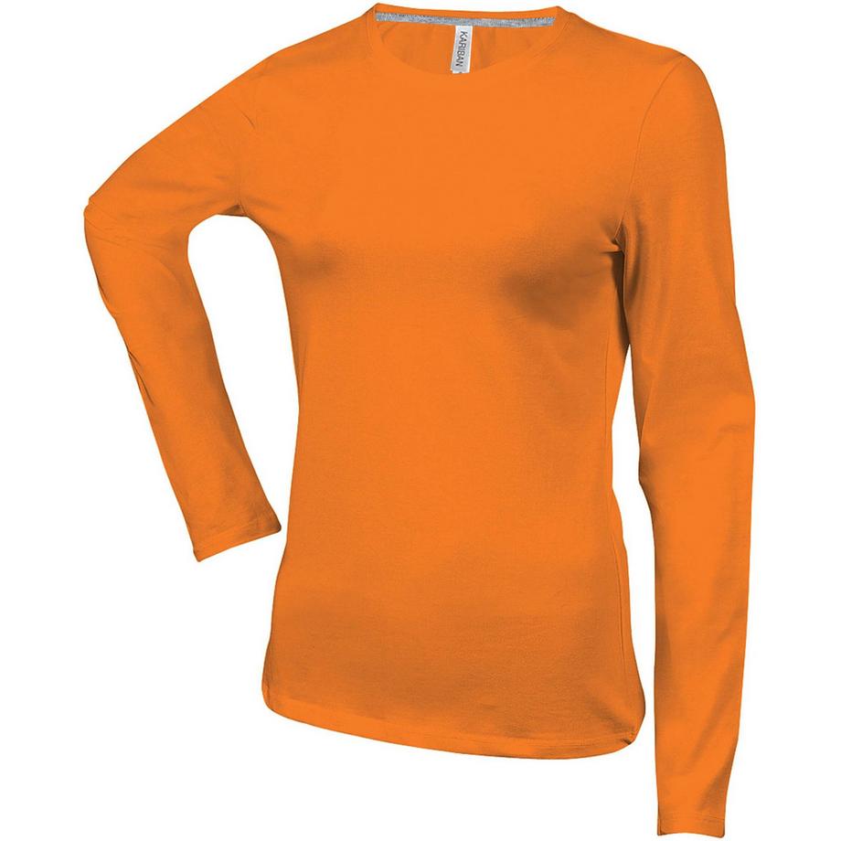 Kariban Langarm Rundhals T-Shirt  