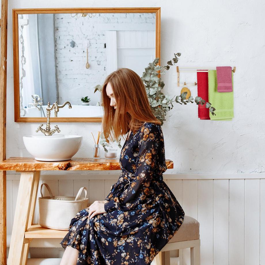 Northix Porte-serviettes mural en bambou  