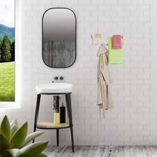 Northix Portasciugamani in bambù per la parete  