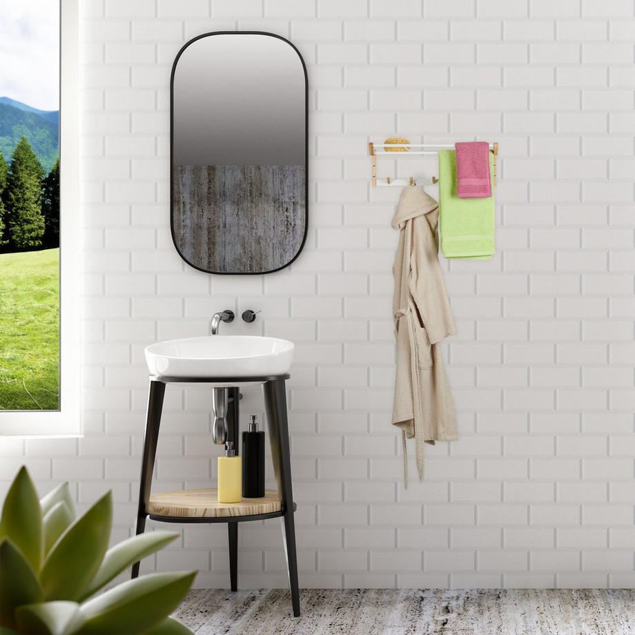 Northix Porte-serviettes mural en bambou  