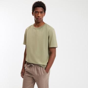 T-shirt col rond en jersey de coton
