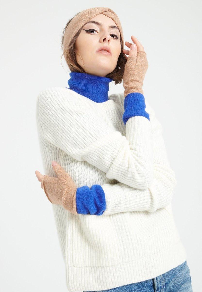 Studio Cashmere8 Kaschmir Fingerlose Fäustlinge  