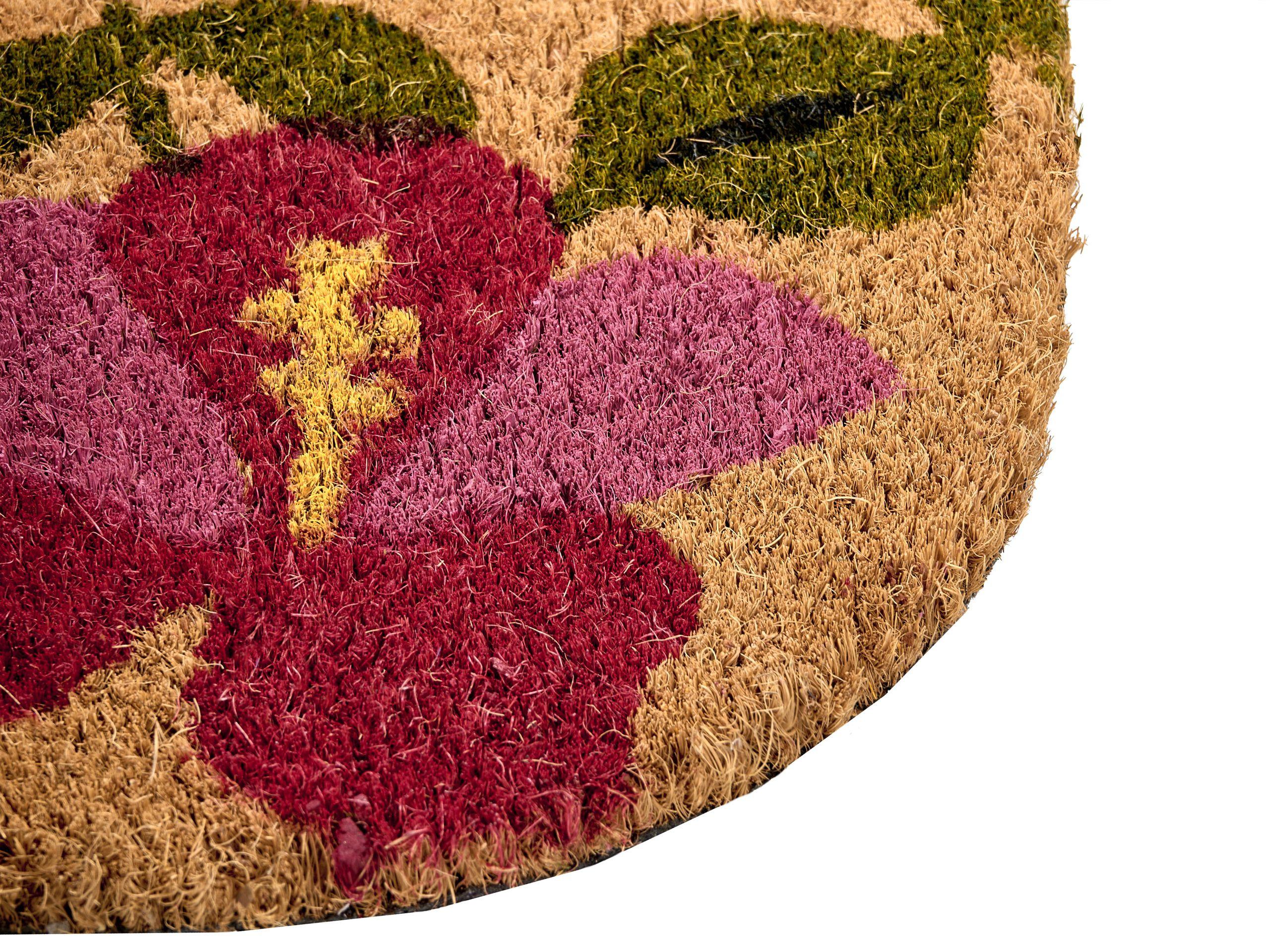 Beliani Tappetino da Ingresso en Fibra di Cocco Retrò CALIRAYA  