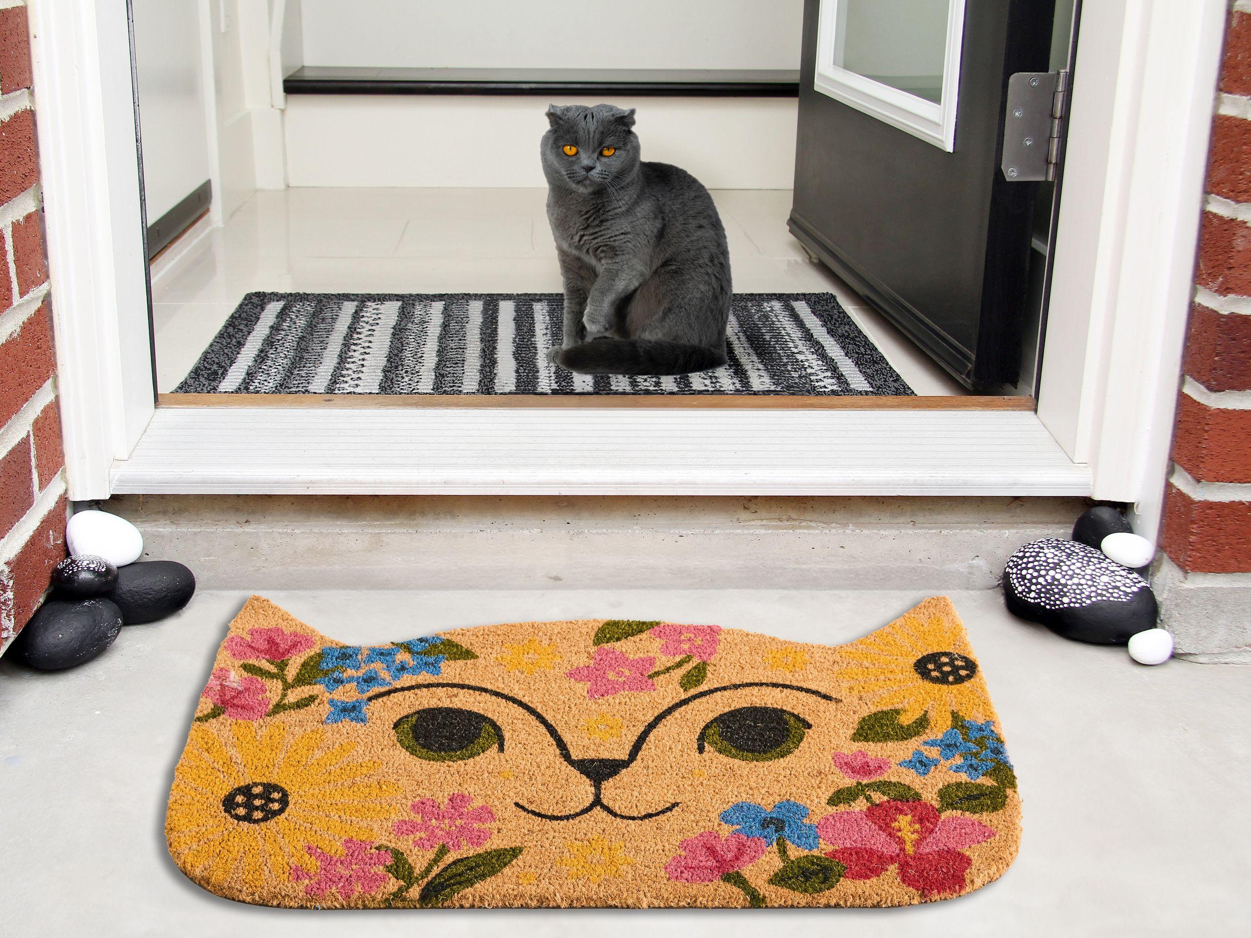 Beliani Tappetino da Ingresso en Fibra di Cocco Retrò CALIRAYA  