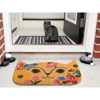 Beliani Tappetino da Ingresso en Fibra di Cocco Retrò CALIRAYA  