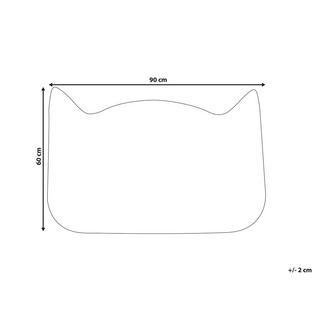 Beliani Tappetino da Ingresso en Fibra di Cocco Retrò CALIRAYA  