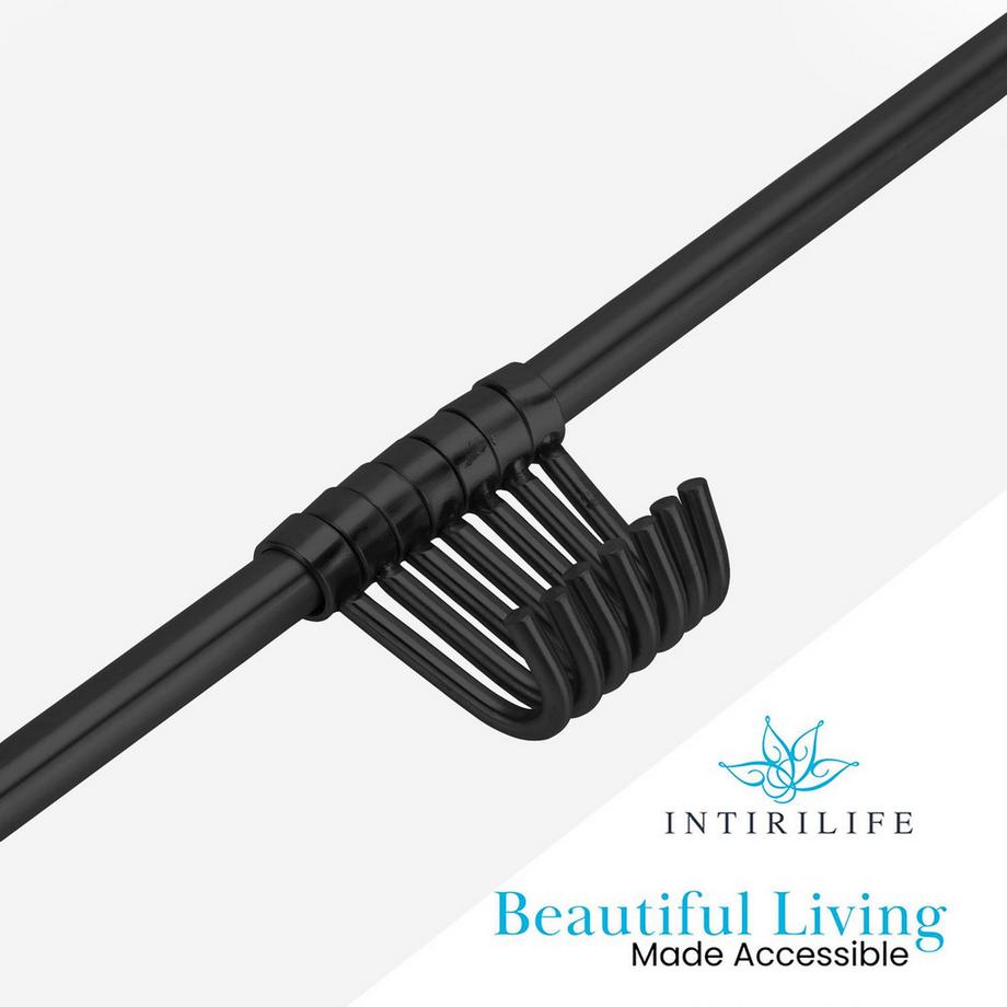 Intirilife Barre De Suspension, Barre À Crochets, Tringle De Cuisine  