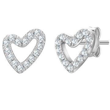 Femme Boucles d´oreilles Coeur