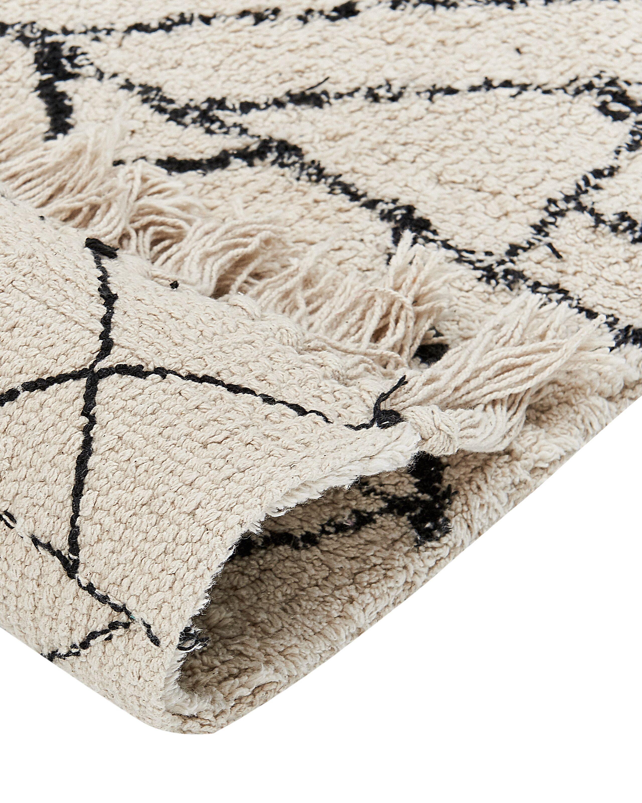 Beliani Tapis en Coton Moderne ZEYNE  