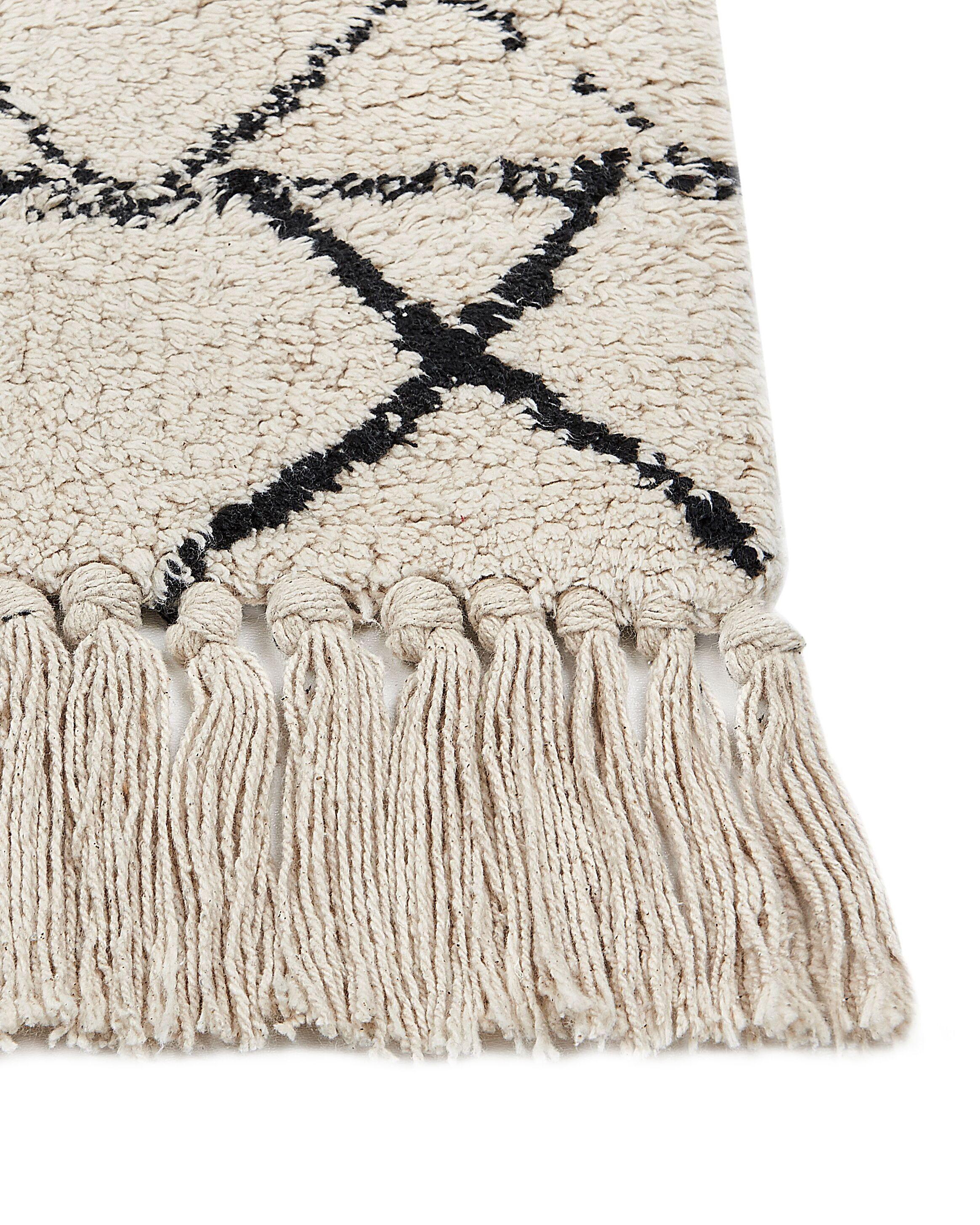 Beliani Tapis en Coton Moderne ZEYNE  