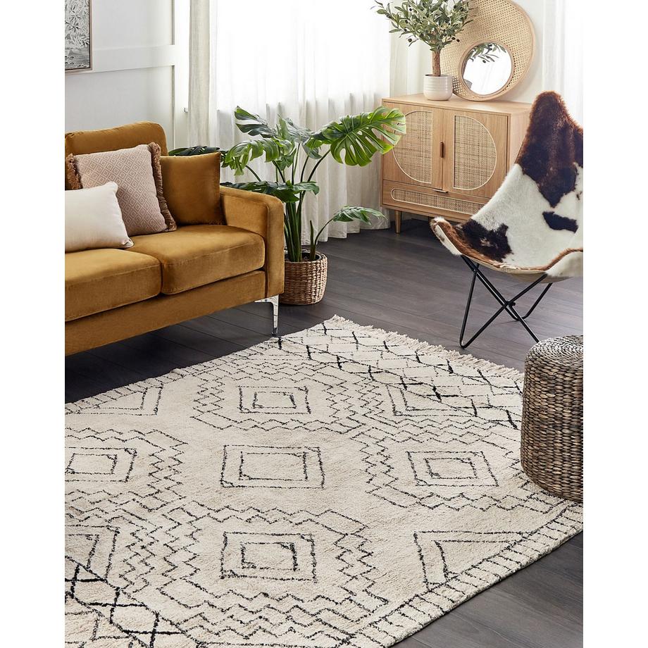 Beliani Tapis en Coton  ZEYNE  