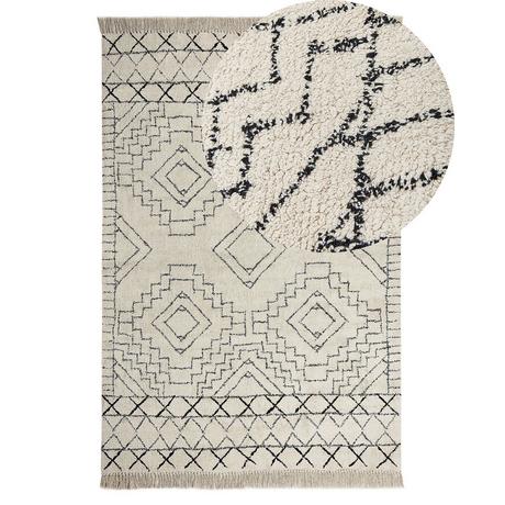 Beliani Tapis en Coton Moderne ZEYNE  