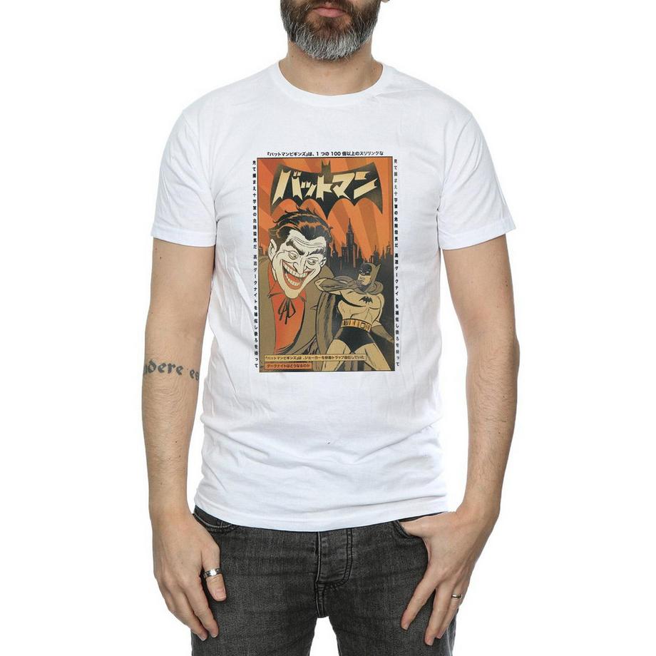 DC COMICS Batman Joker Japanisches Poster T-Shirt  