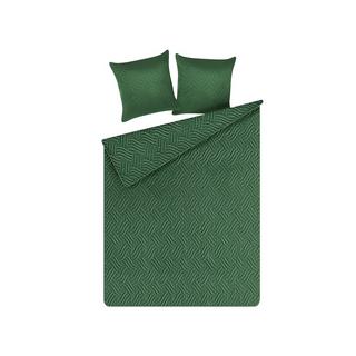 Beliani Tagesdecke mit Kissen aus Polyester BABAK  