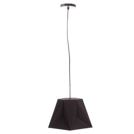 mutoni Lampe à suspension Esagono noir L  