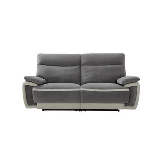 Vente-unique Relaxsofa elektrisch 3Sitzer METTI Samt  