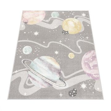 Univers d'espace de tapis pour enfants brillant
