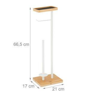 Northix Toilettenpapierhalter mit Platz  