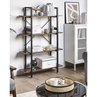 Beliani Regal mit 4 Ebenen aus Faserplatte Industriell DARBY  