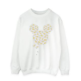 MICKEY MOUSE Gänseblümchen Print Sweatshirt  