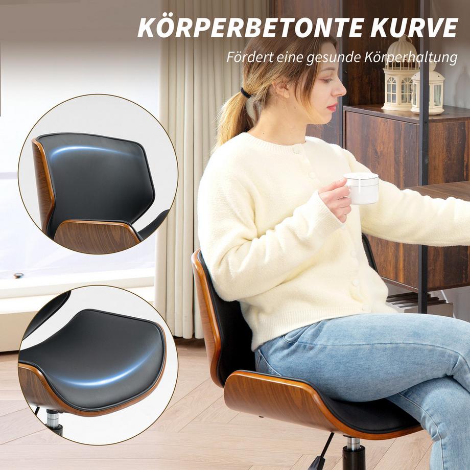 HOMCOM chaise de bureau  