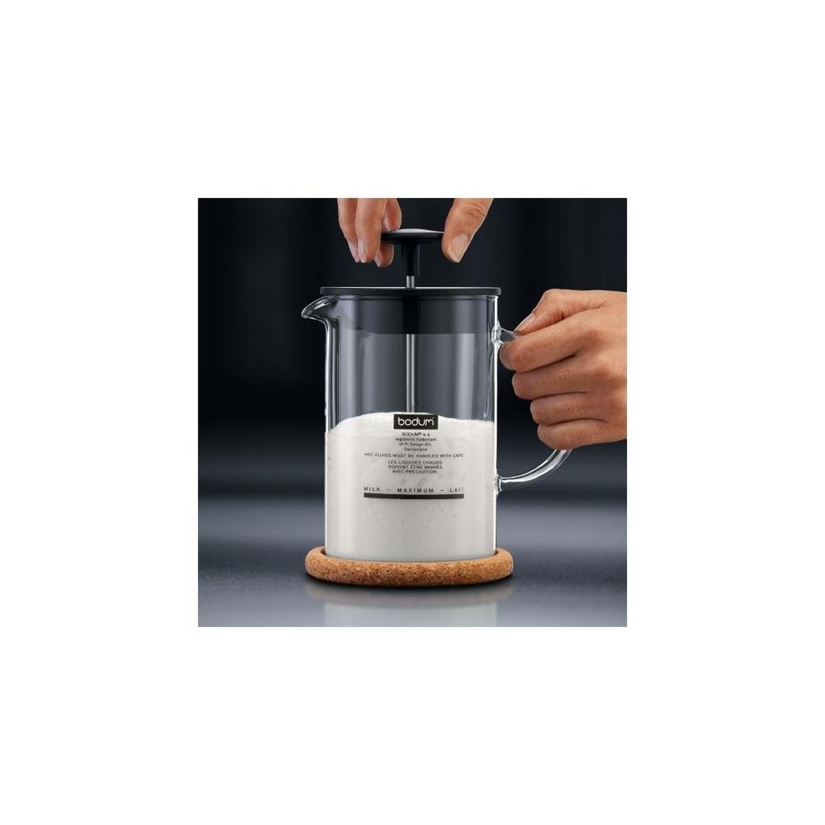 bodum Milchschäumer mit Glasgriff 1446-01  