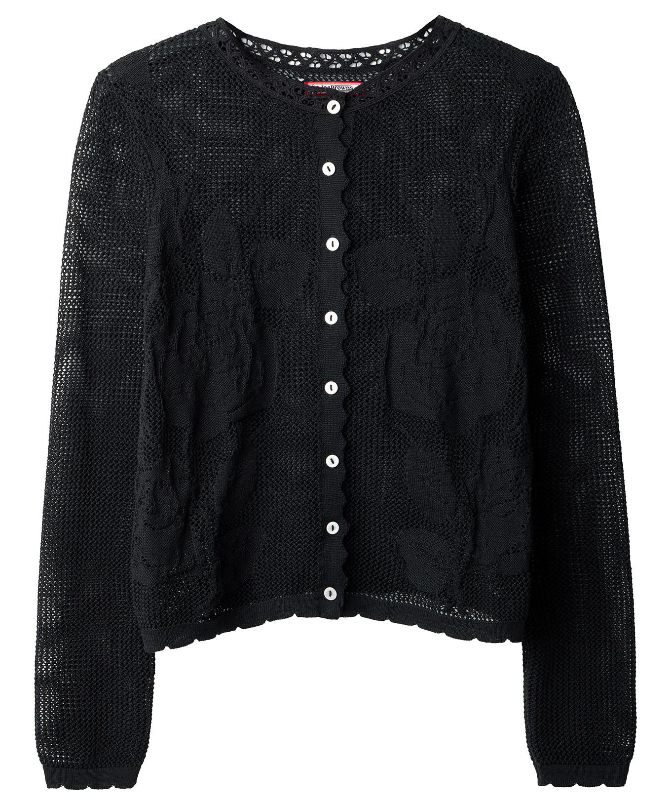 Joe Browns Strickjacke Transparente Rose Spitze  