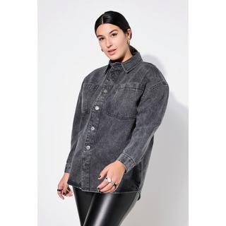 Studio Untold  Jeanshemd, oversized, Hemdkragen, Langarm 