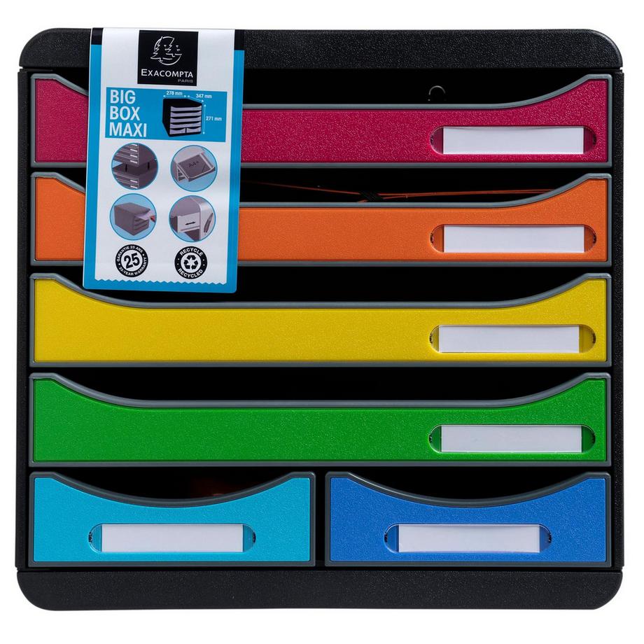 Exacompta Cassettiera Big Box Maxi 6 cassetti Iderama  