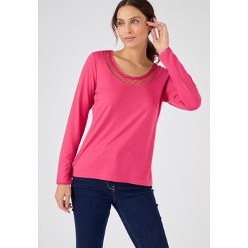 Tee-shirt Thermol'love plumetis manches longues.