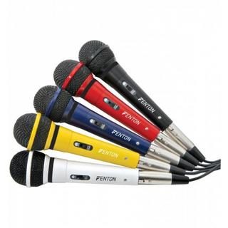 Fenton  Skytec DM120 Nero, Blu, Rosso, Bianco, Giallo Microfono per karaoke 