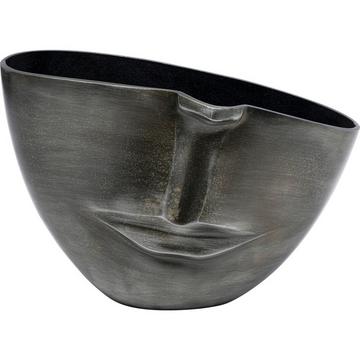 Vase Half Face anthracite 31
