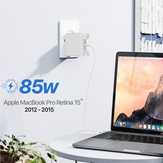Avizar  MacBook MagSafe 2 85W Ladegerät Weiß 